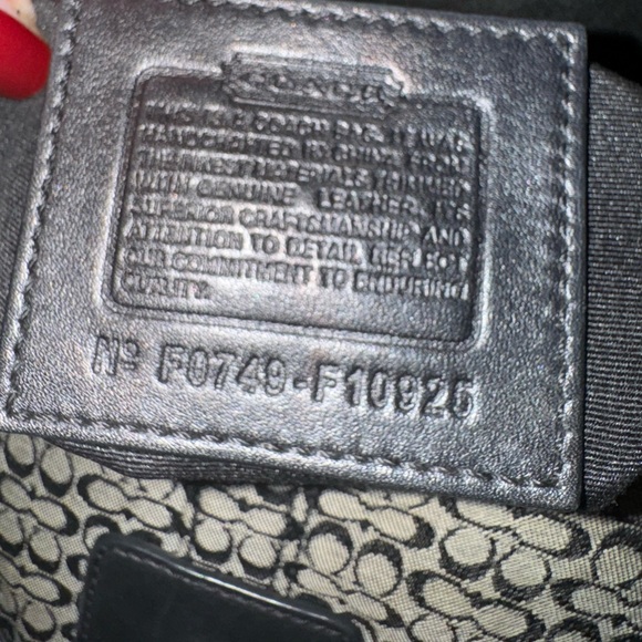 Vintage Coach F 10925 Brown Tan Signature Soho Satchel Buckle Flap Shoulder Bag - Picture 3 of 10